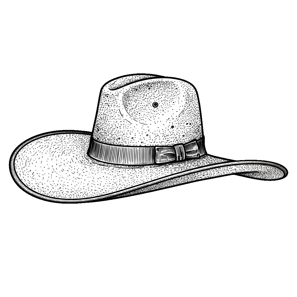 Illustration of a beanie hat